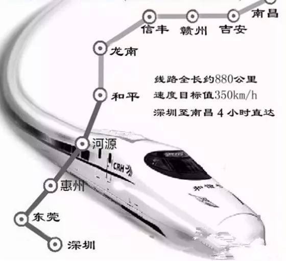 贛深高鐵最新線路圖，速度與時(shí)代的交響樂(lè)章